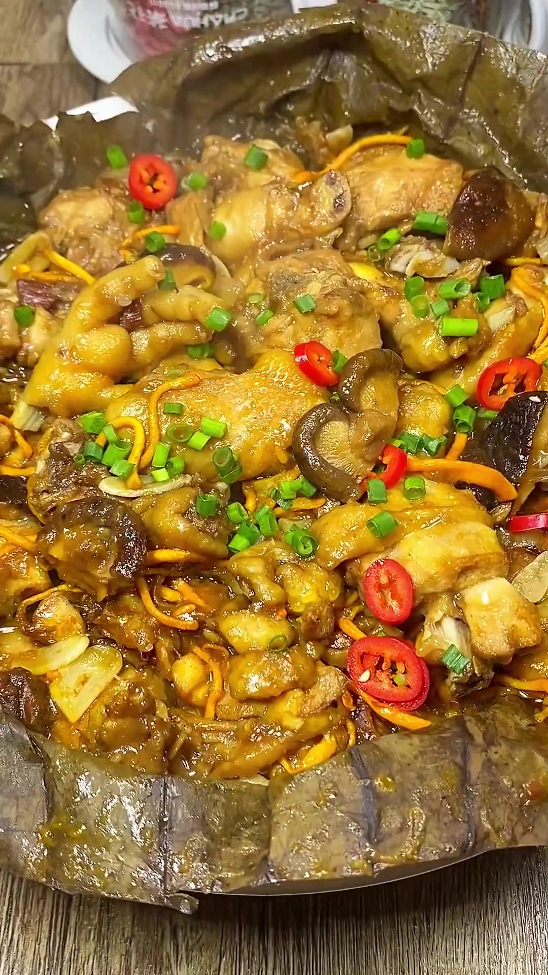 荷叶蒸鸡的详细教程