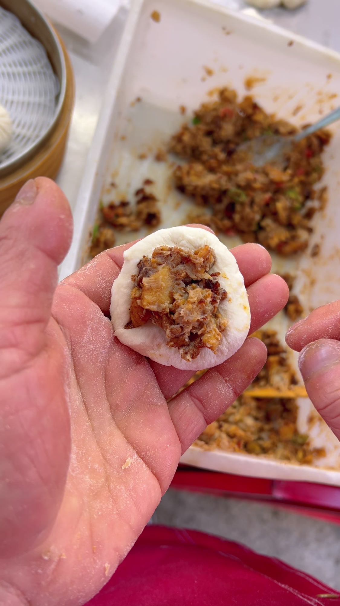 包小笼包手法手法教学