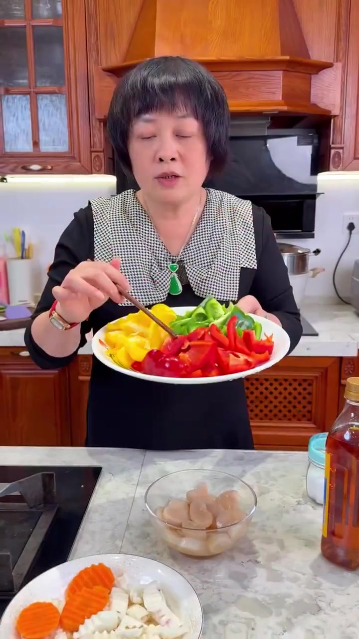家常菜鲜怀山炒带子