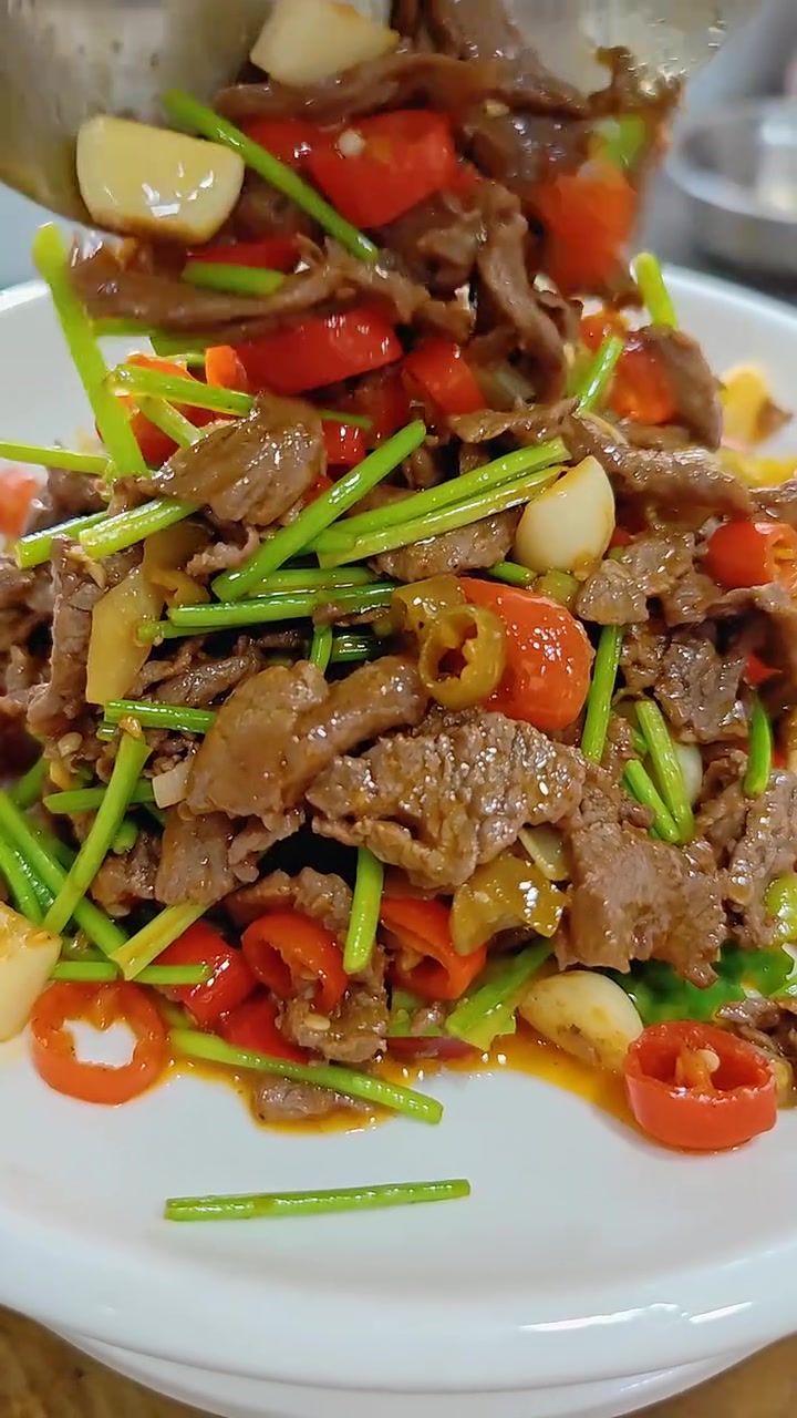 小炒黄牛肉