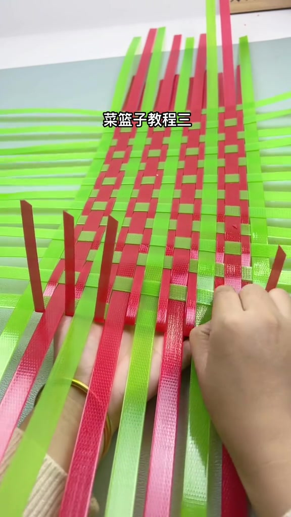 零基础学编篮子,编织教程!
