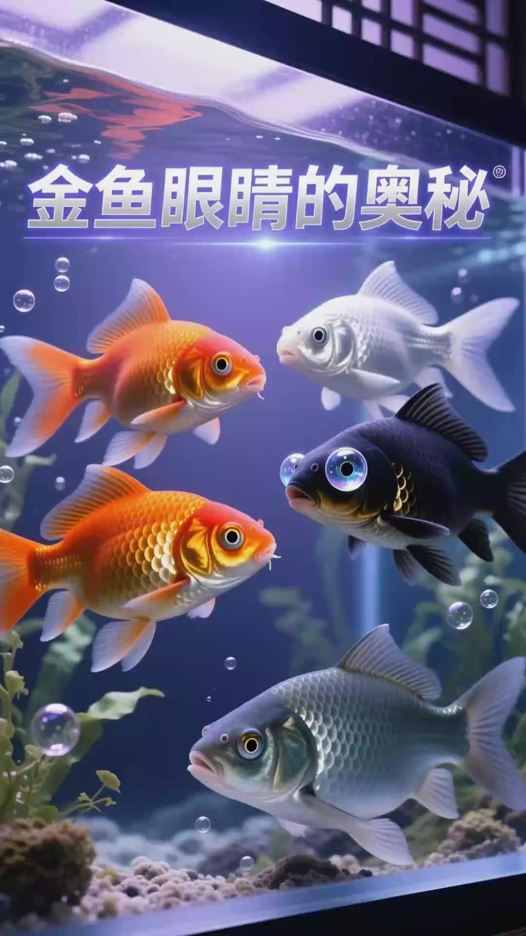 为什么金鱼的眼睛有凸眼、水泡眼等不同形态?