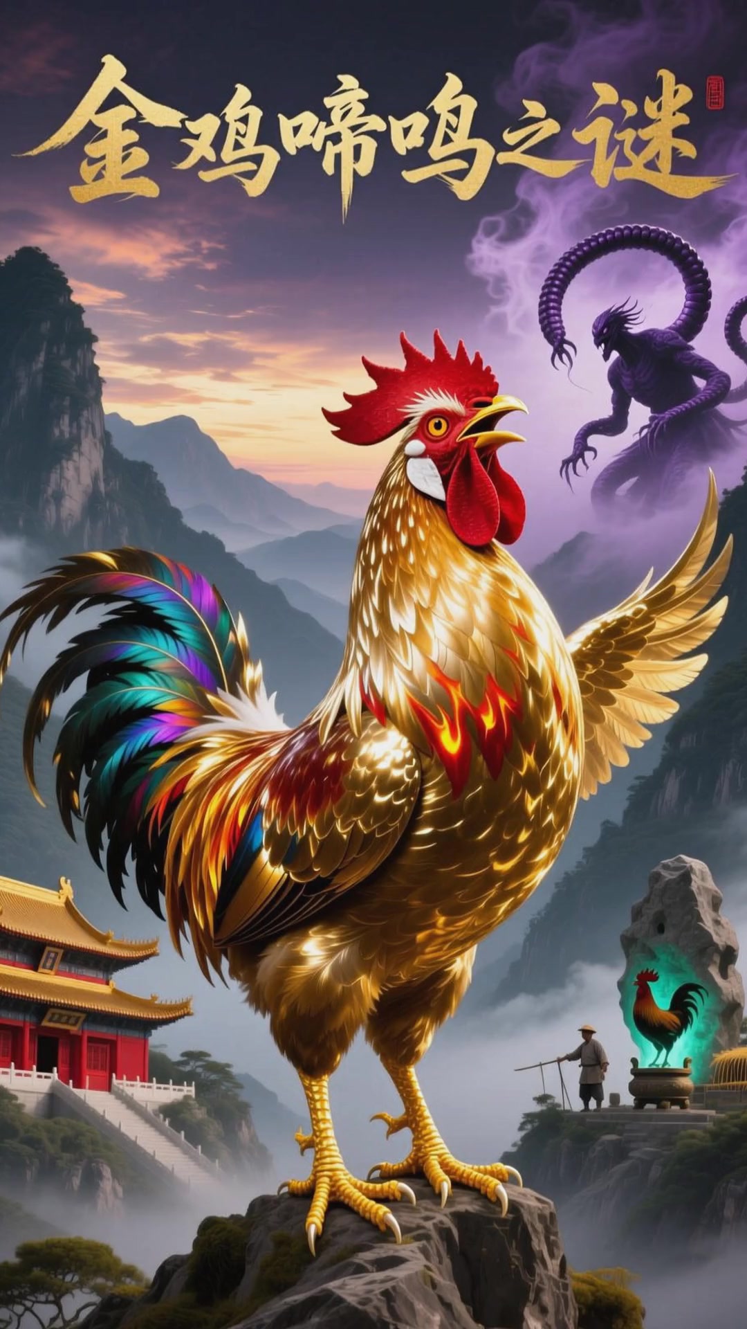 金鸡山的金鸡啼鸣凄厉刺耳,这种声音是否能驱散亡魂身上的怨气?