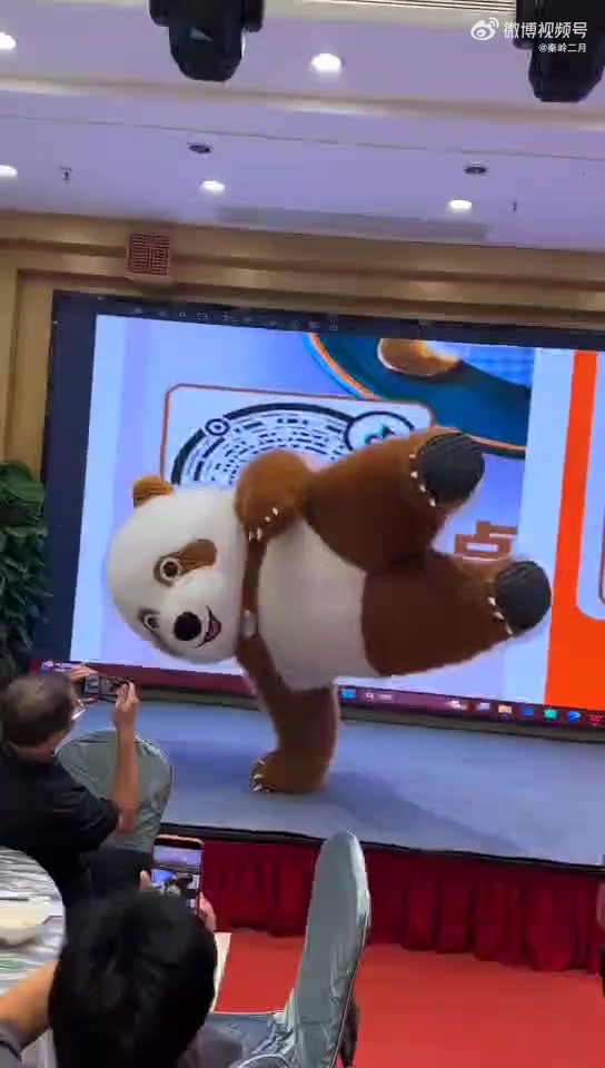 腾挪跳移身段灵活，最丝滑的功夫熊猫……