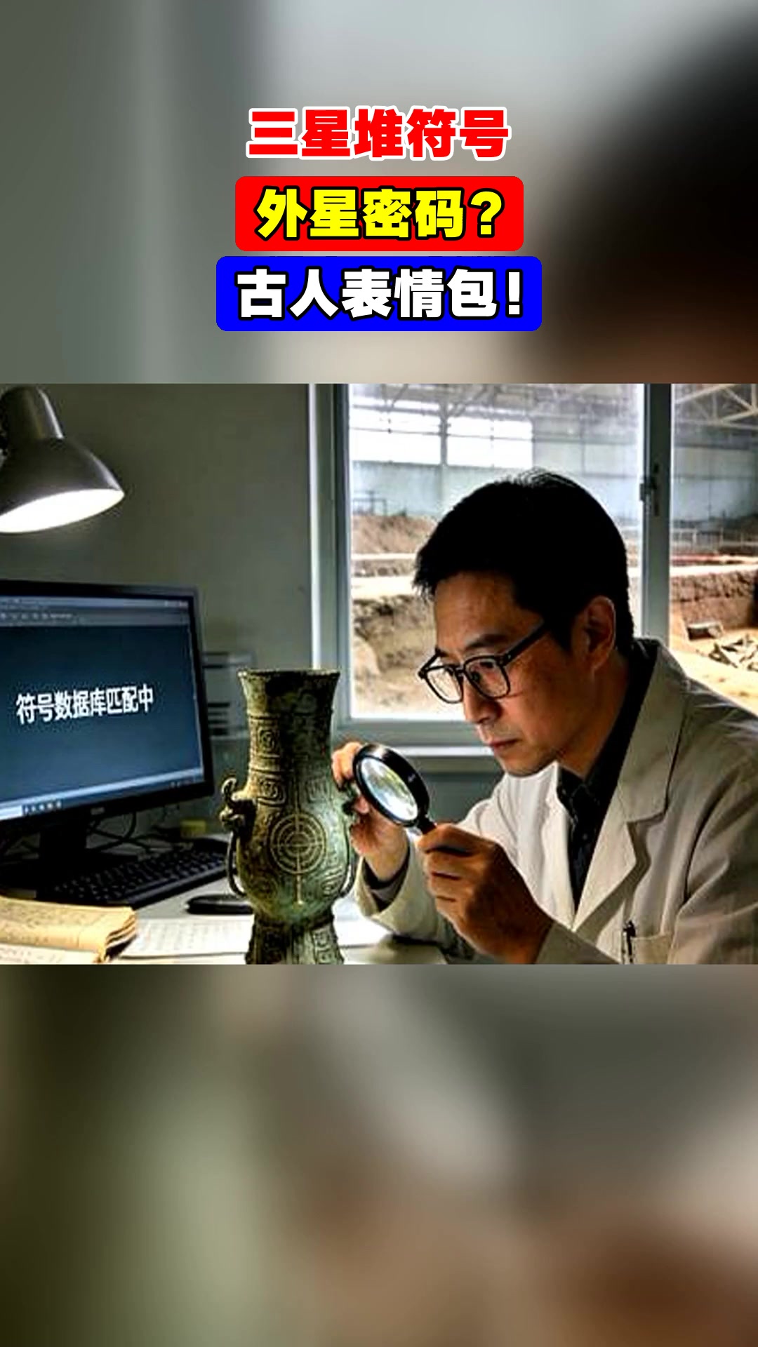 三星堆符号,外星密码?古人表情包!