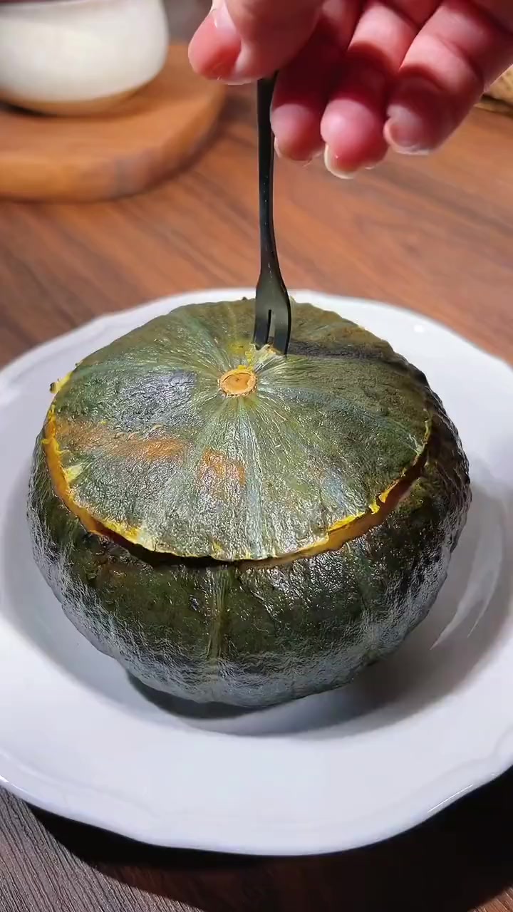 南瓜蒸蛋牛奶南瓜蒸蛋羹