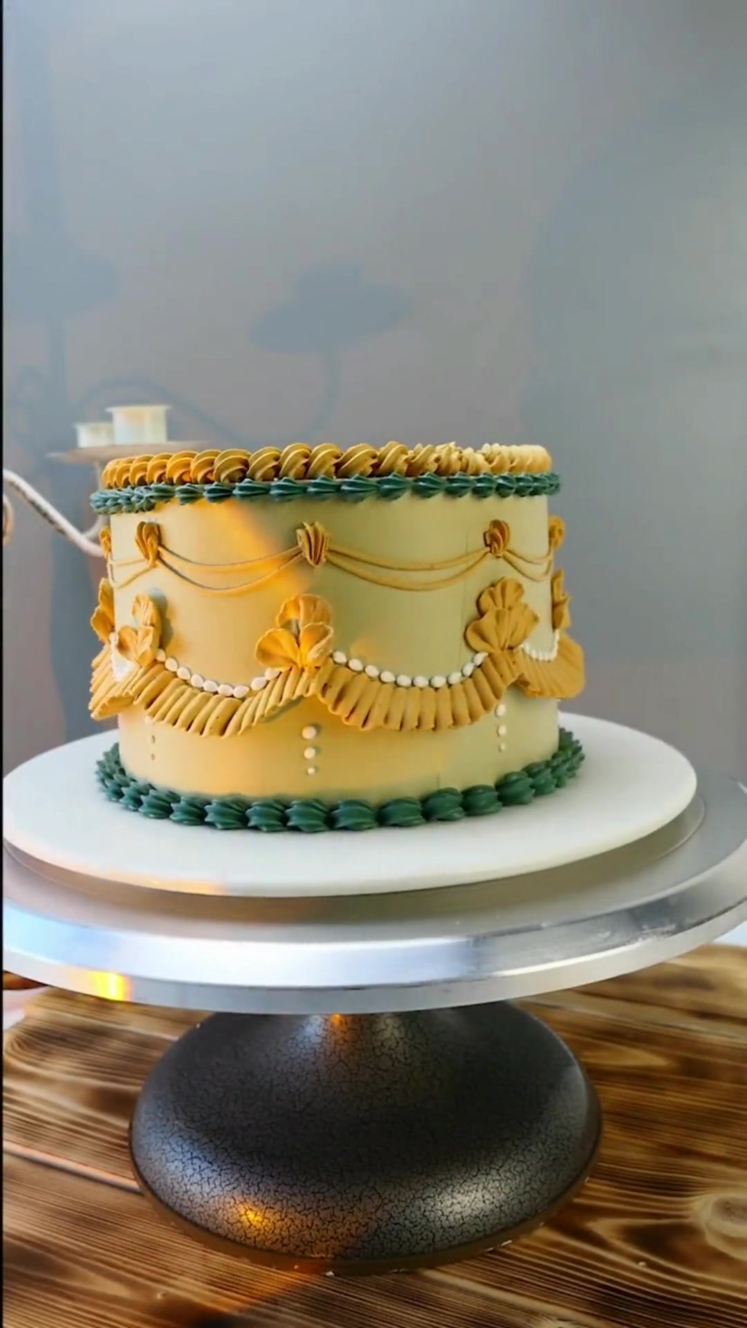 这个配色，真是又可爱又高级复古蛋糕蛋糕教程