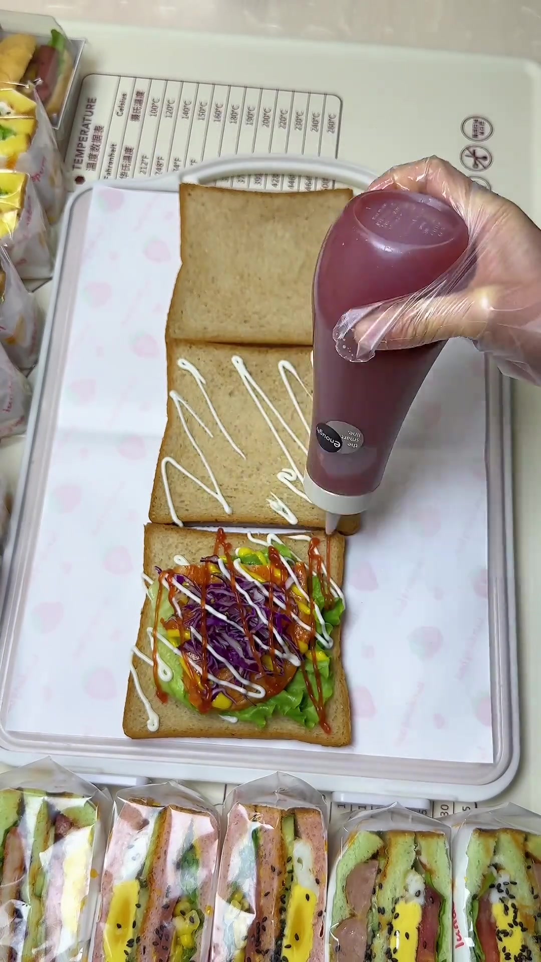 轻食店同款低卡鸡排三明治,新手速做!
