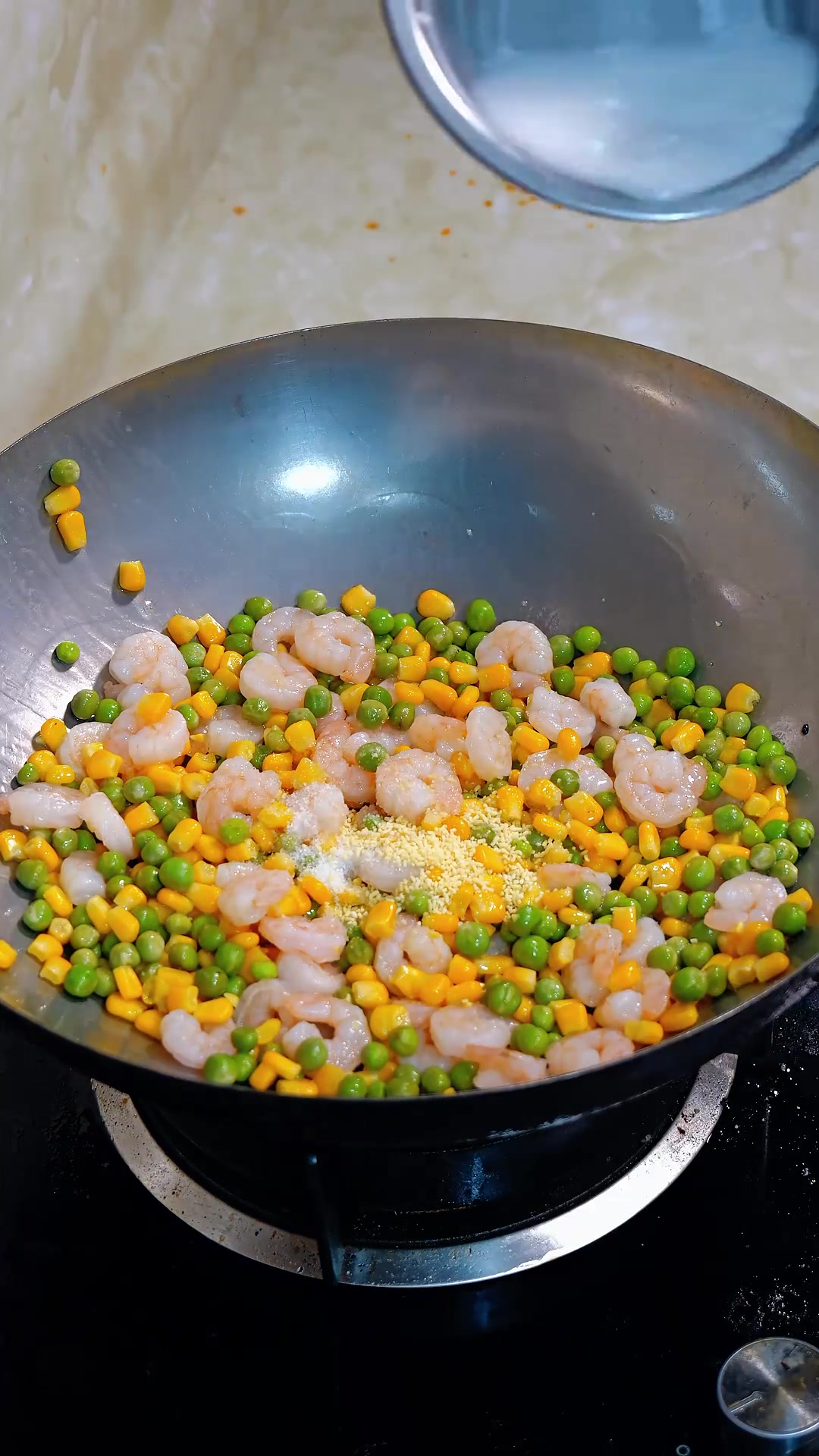 家常豌豆炒虾仁做法超简单