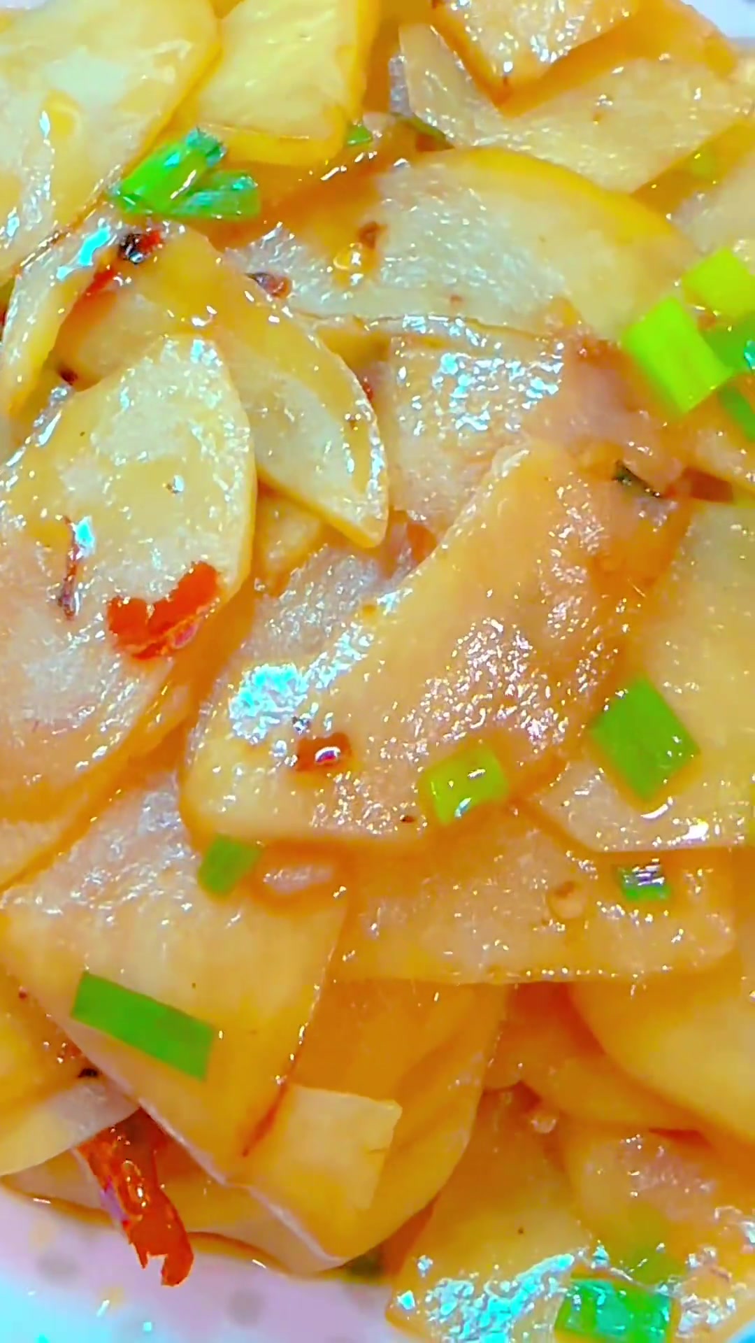 今日教你家庭版素炒土豆片做法