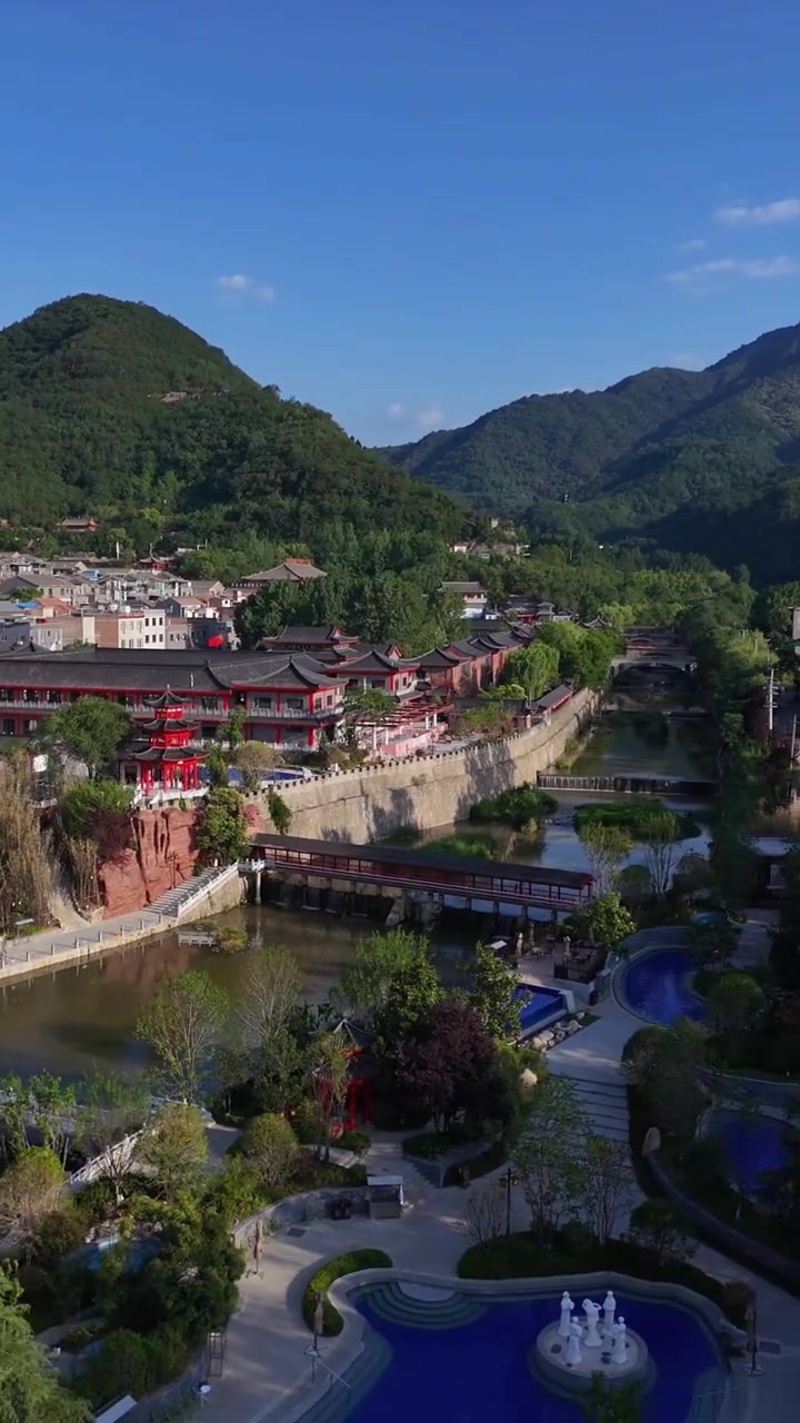 汤峪温泉碧水湾哦