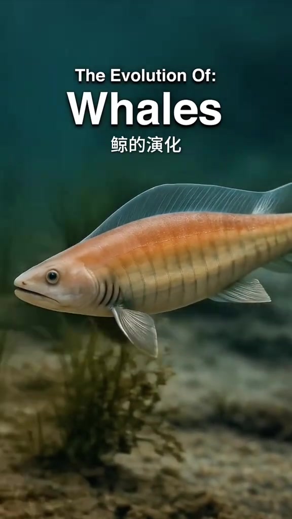 鲸鱼演化 动物世界 古生物 远古星球 精彩的动物世界 海洋生物