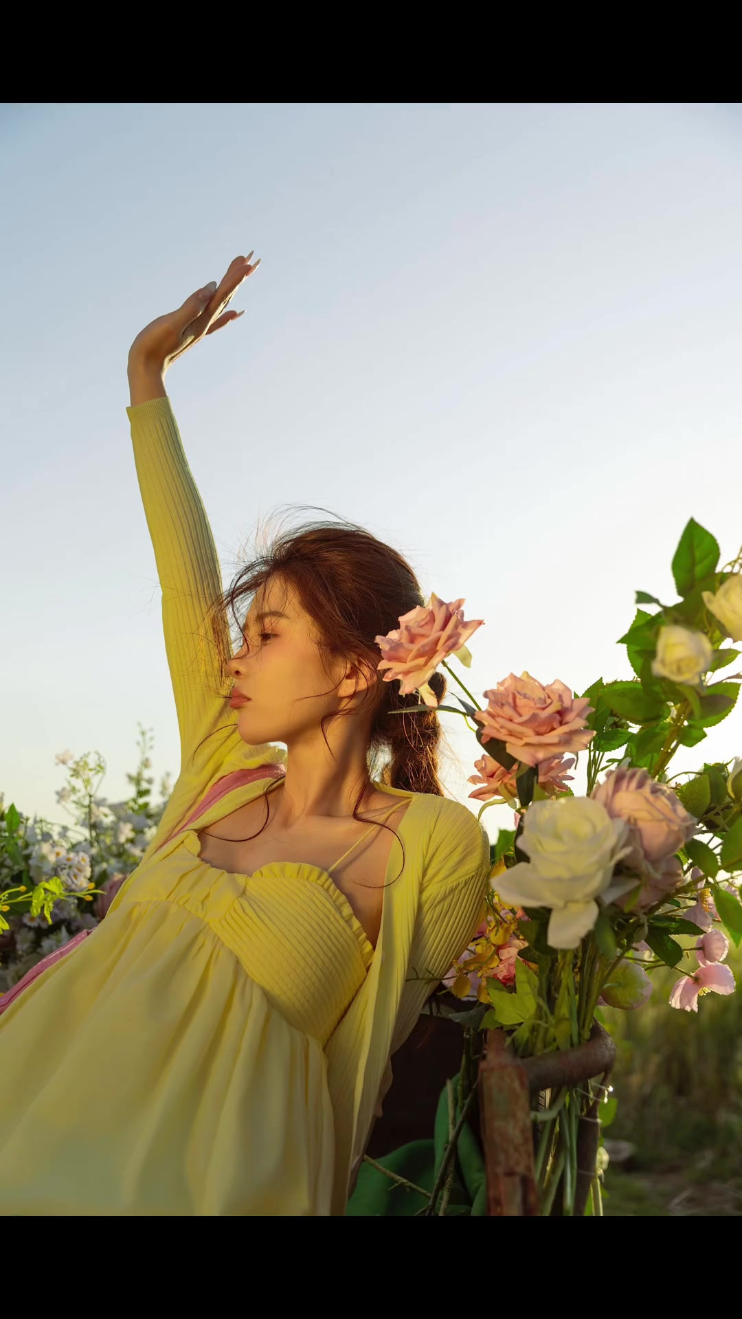 麦田风光人像摄影