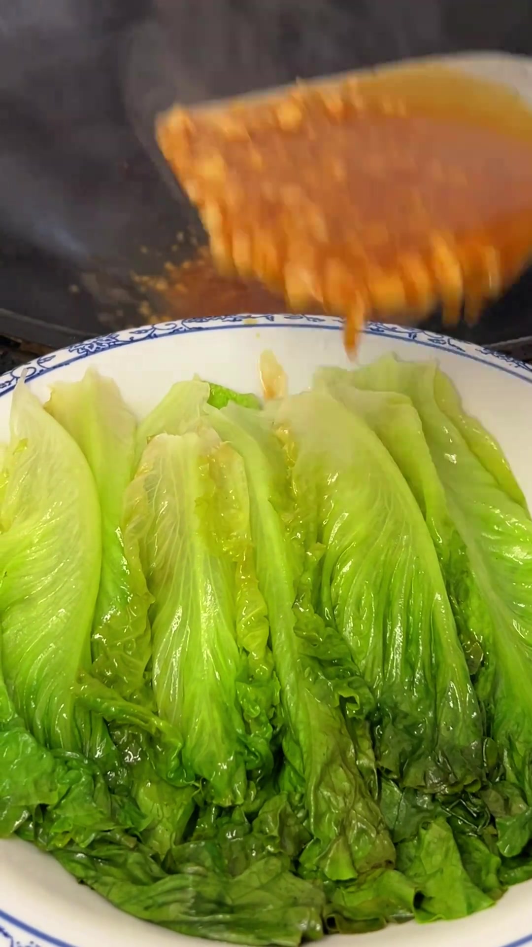 蒜泥生菜5分钟就能做上桌的菜