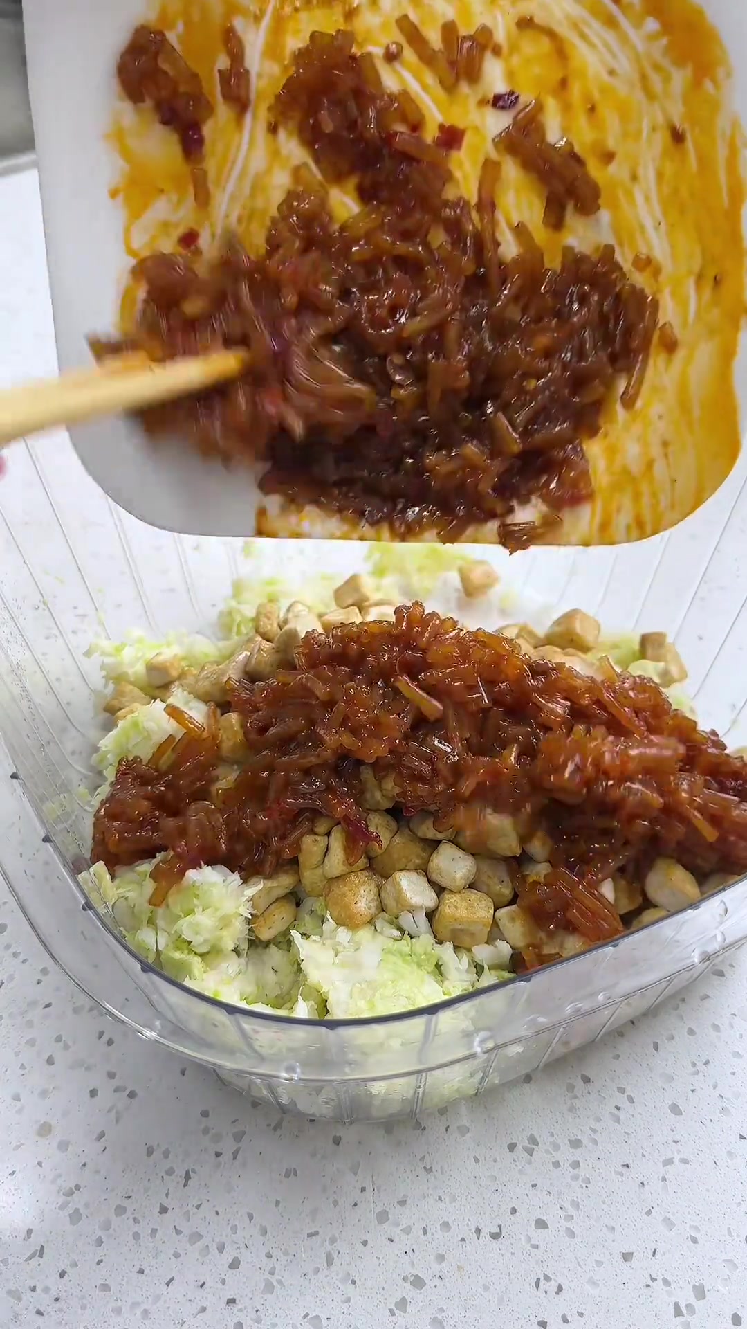 黑全麦面白菜豆腐粉条包，蓬松好吃做法超简单！