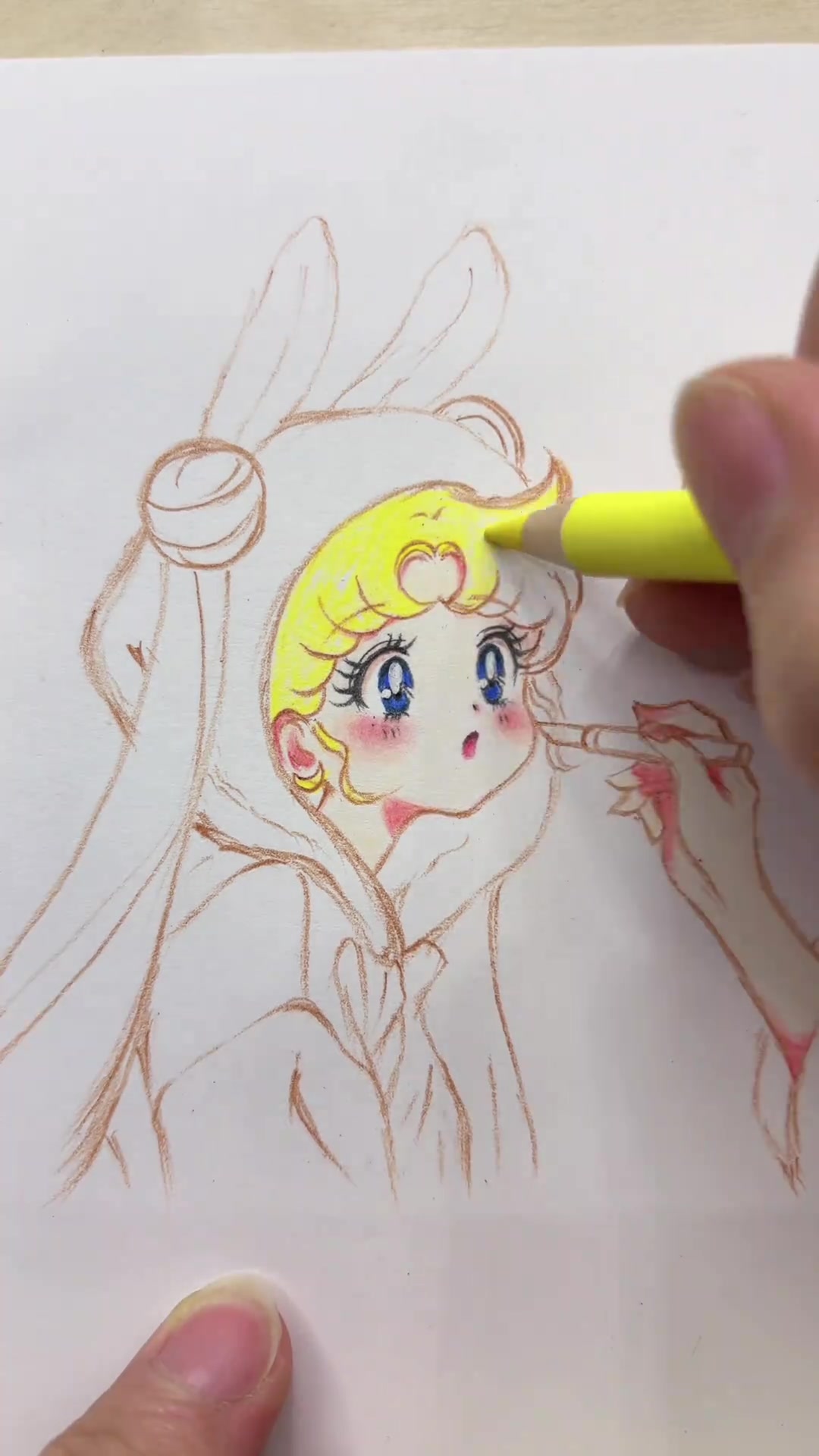 美少女战士情侣上色版来啦
