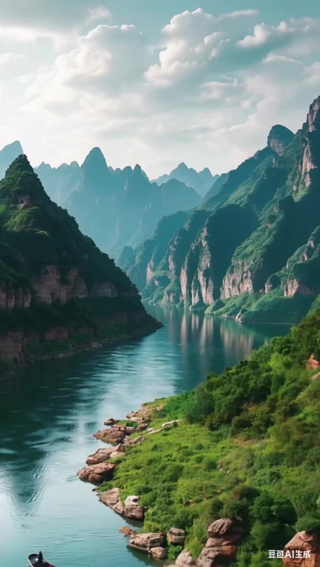 动态壁纸:桂林山水