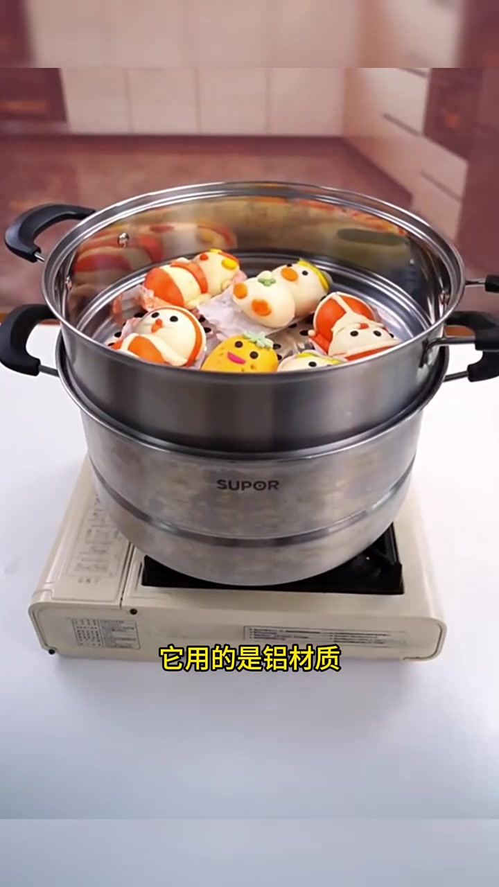 特别实用的苏泊尔三层大蒸锅，容量发加厚304不锈钢结实耐用