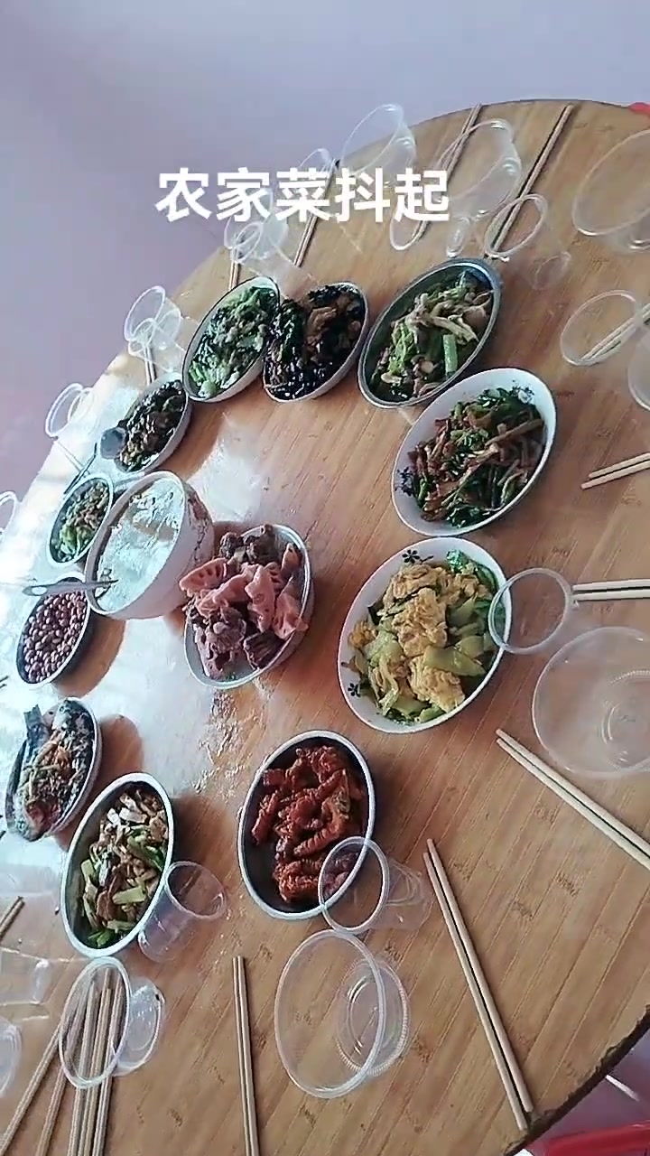农村土菜超好吃,分享家乡味,赵三娘宴请抖友
