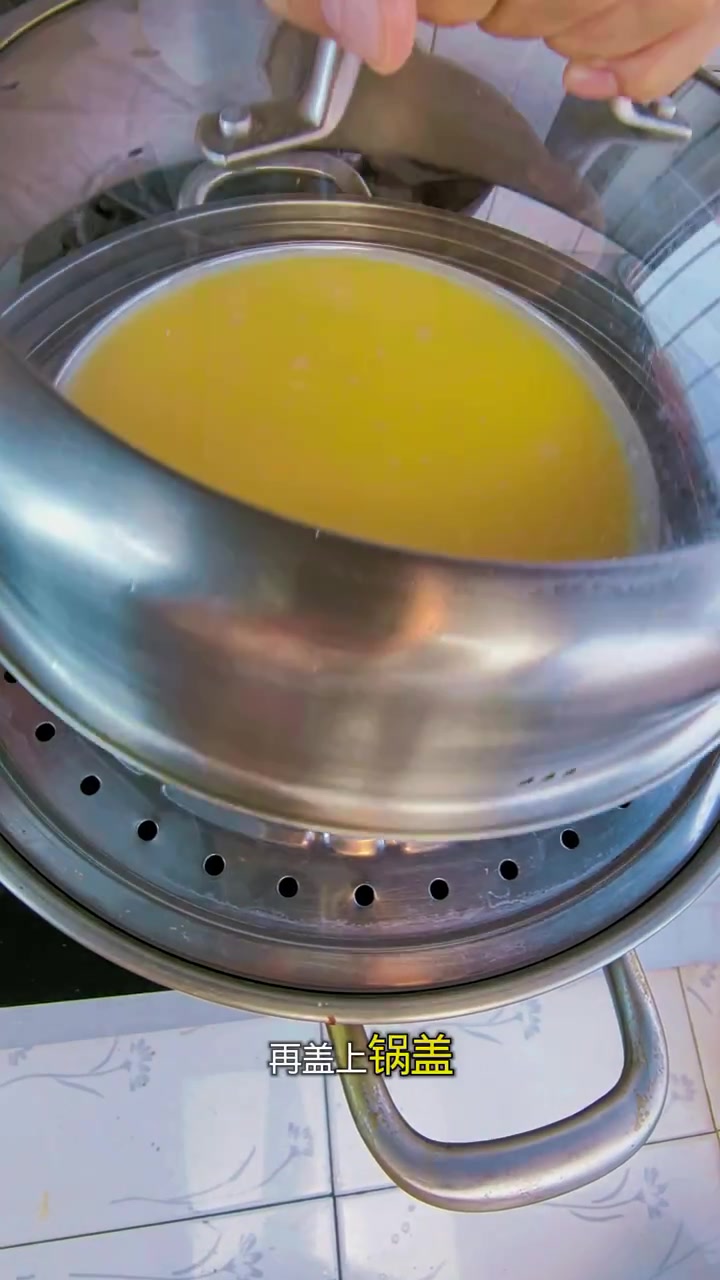蒸鸡蛋糕这样做口感像豆腐脑一样的！