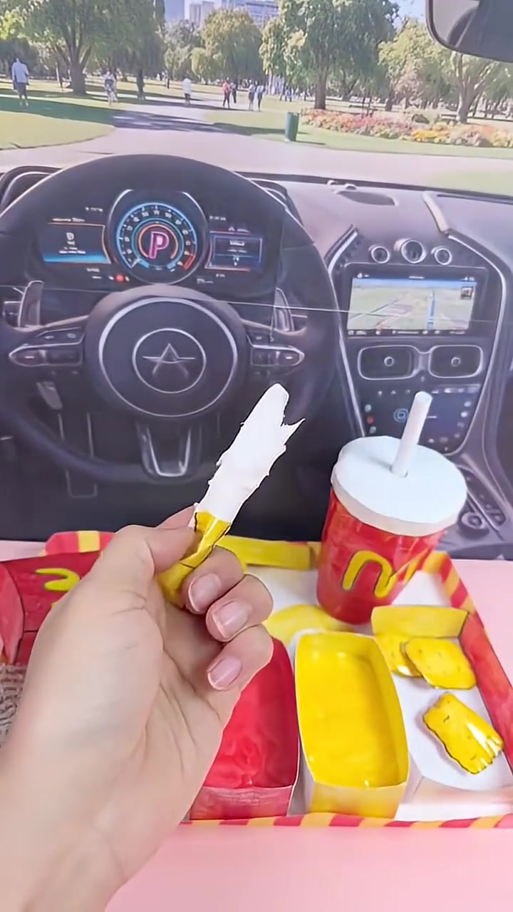 今天来吃汉堡薯条吧