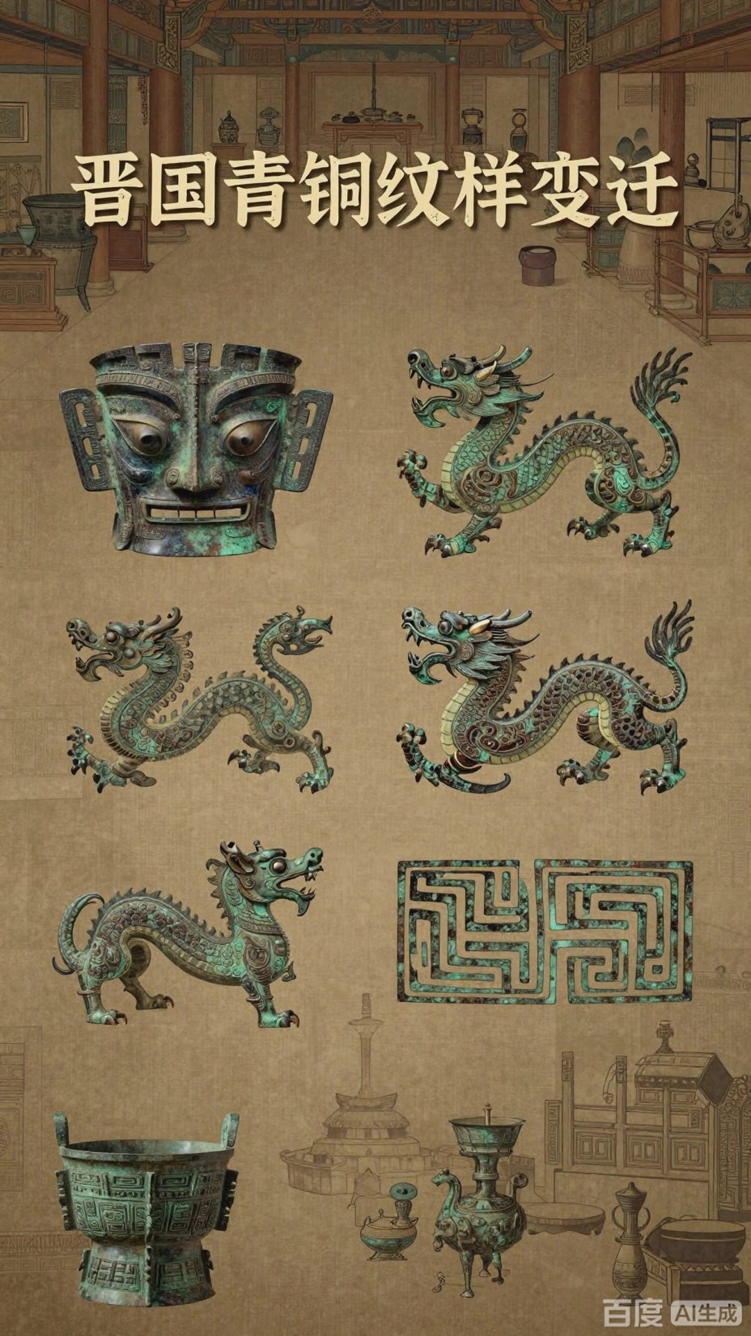 晋国青铜器的纹饰风格演变分析