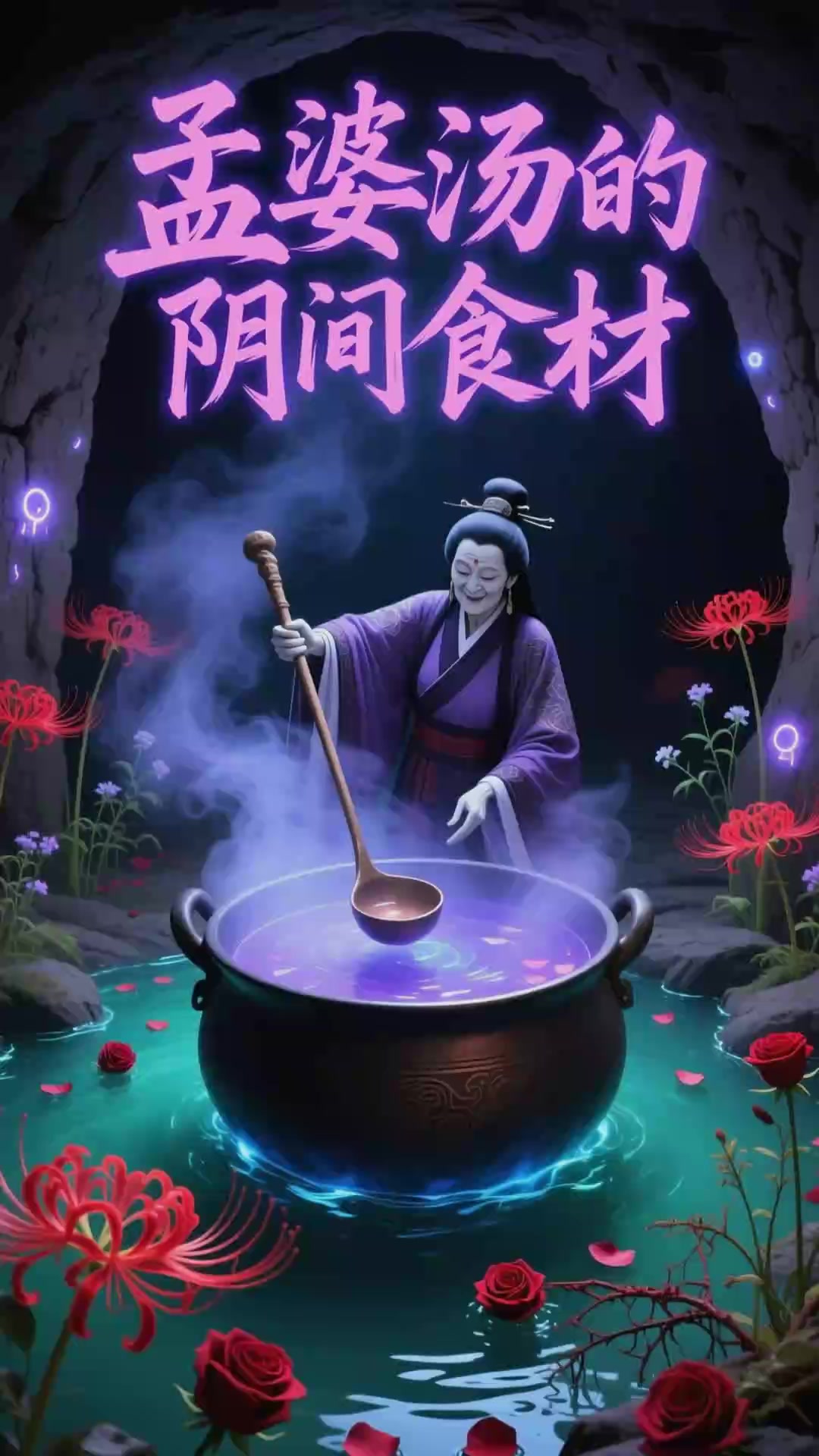 孟婆熬制孟婆汤的食材,是来自阴间的特殊植物吗?A