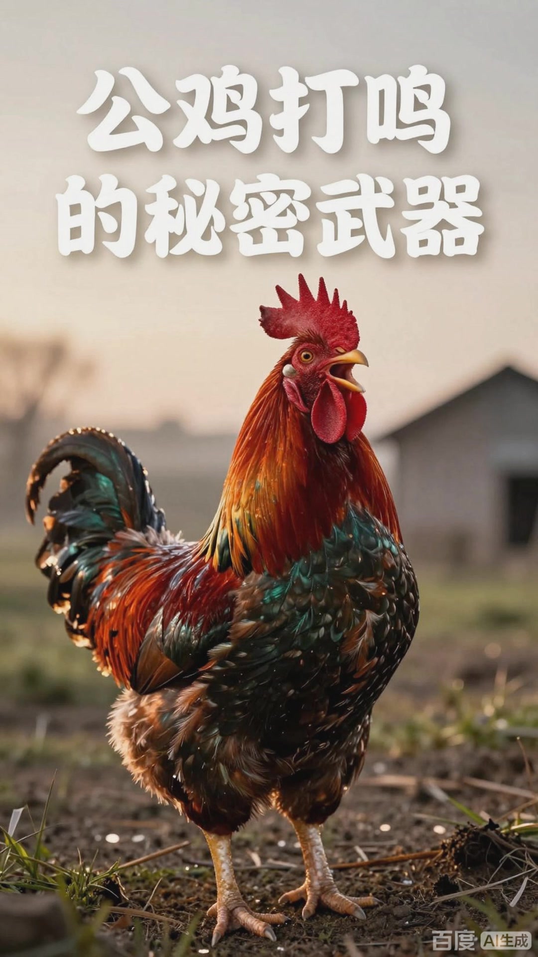 为什么公鸡会打鸣?