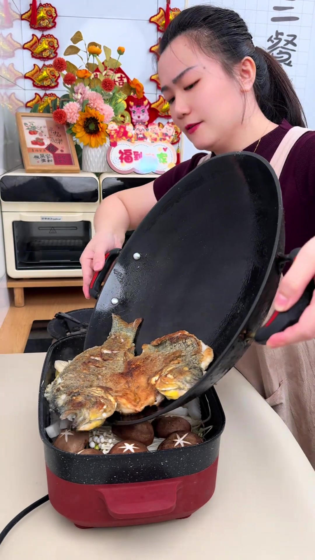 学会做家庭版烤鱼后常在家做，家人说比外面店的还好吃