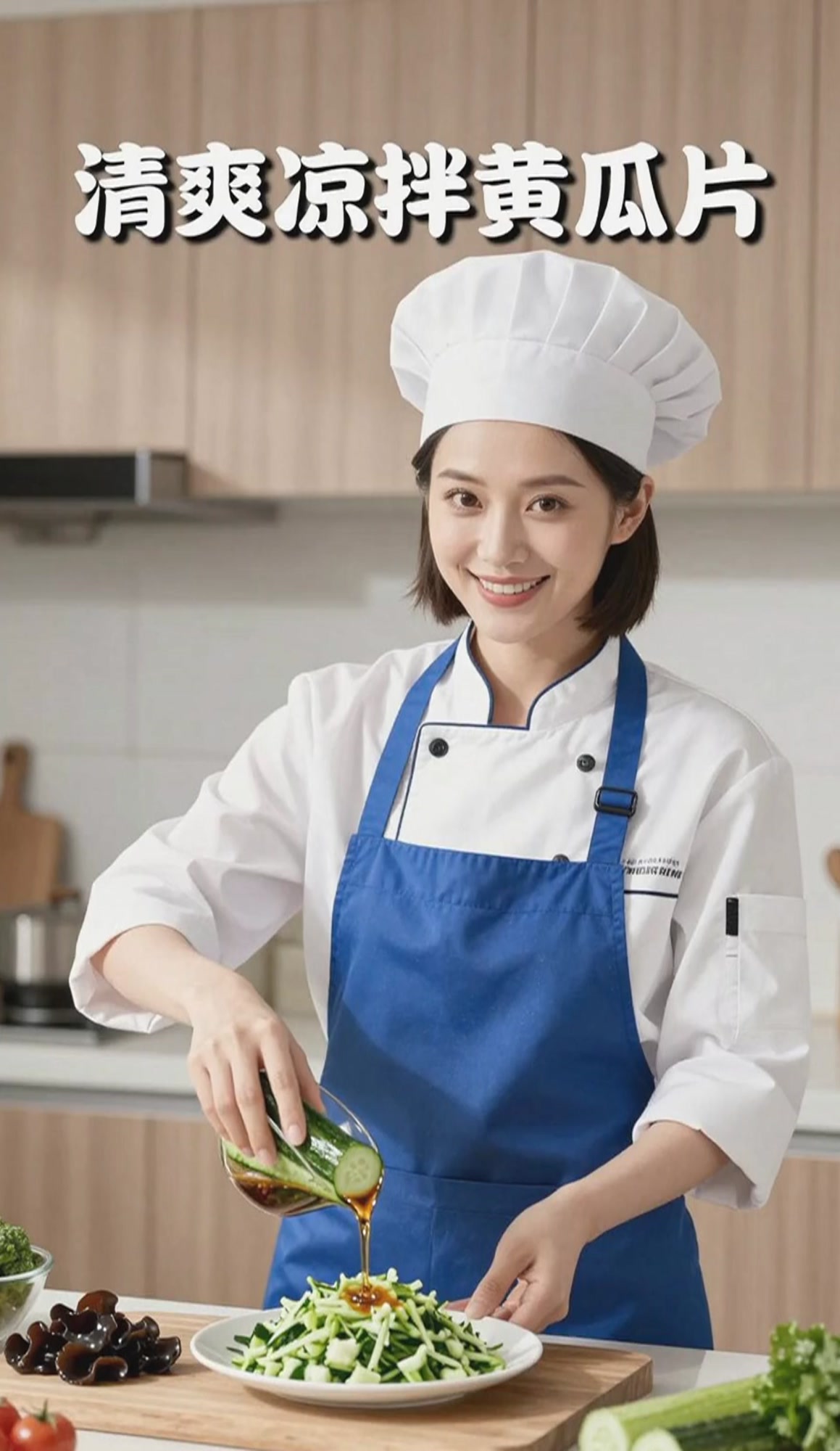 凉拌黄瓜木耳,清爽解腻超适合减脂期