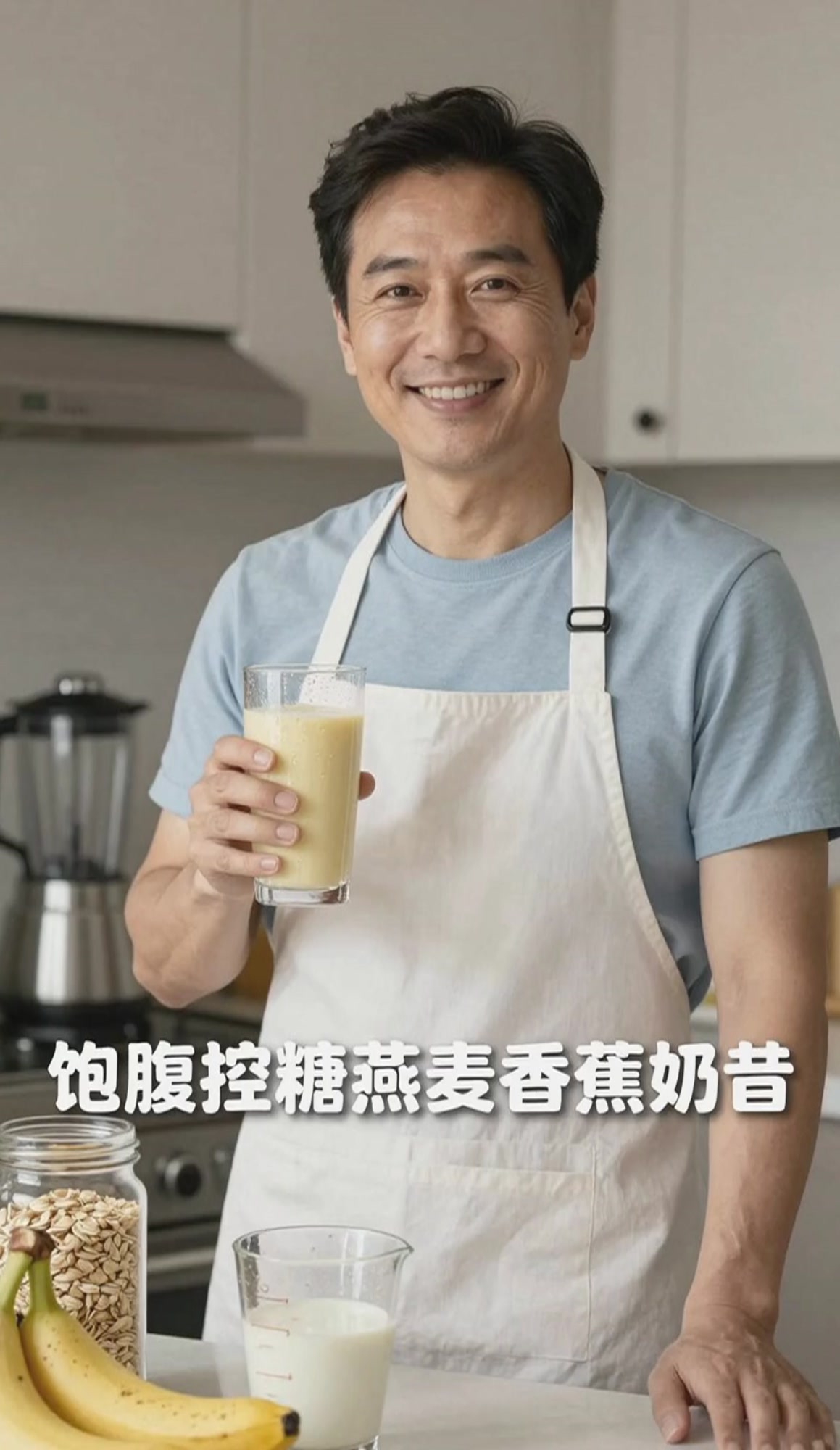 燕麦加香蕉,打奶昔饱腹还控糖