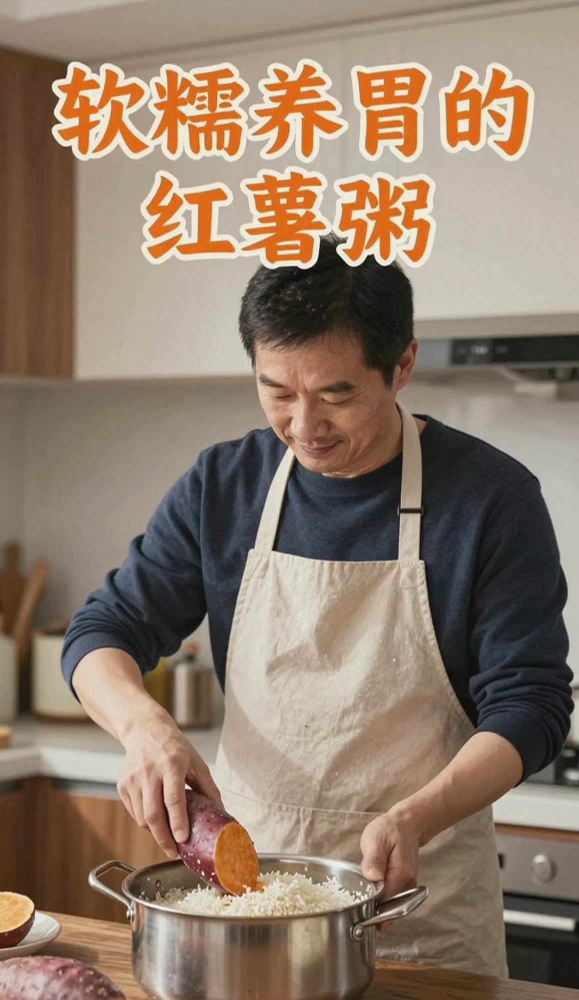 红薯粥的做法，软糯香甜超养胃