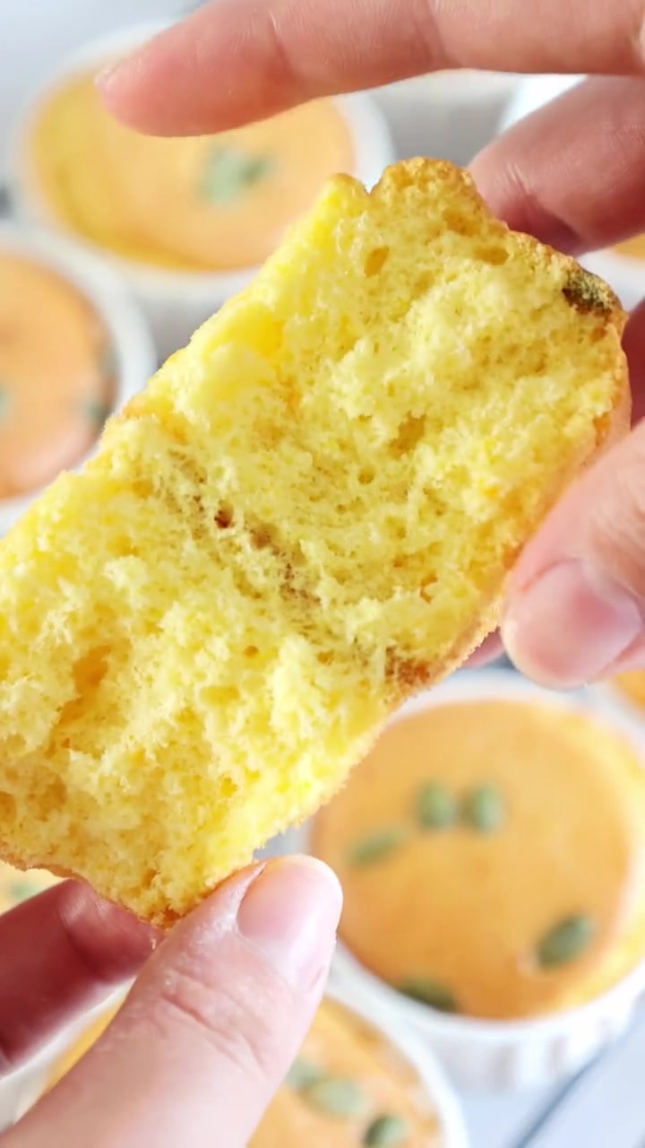 老式无水南瓜鸡蛋糕,就是小时候的味道