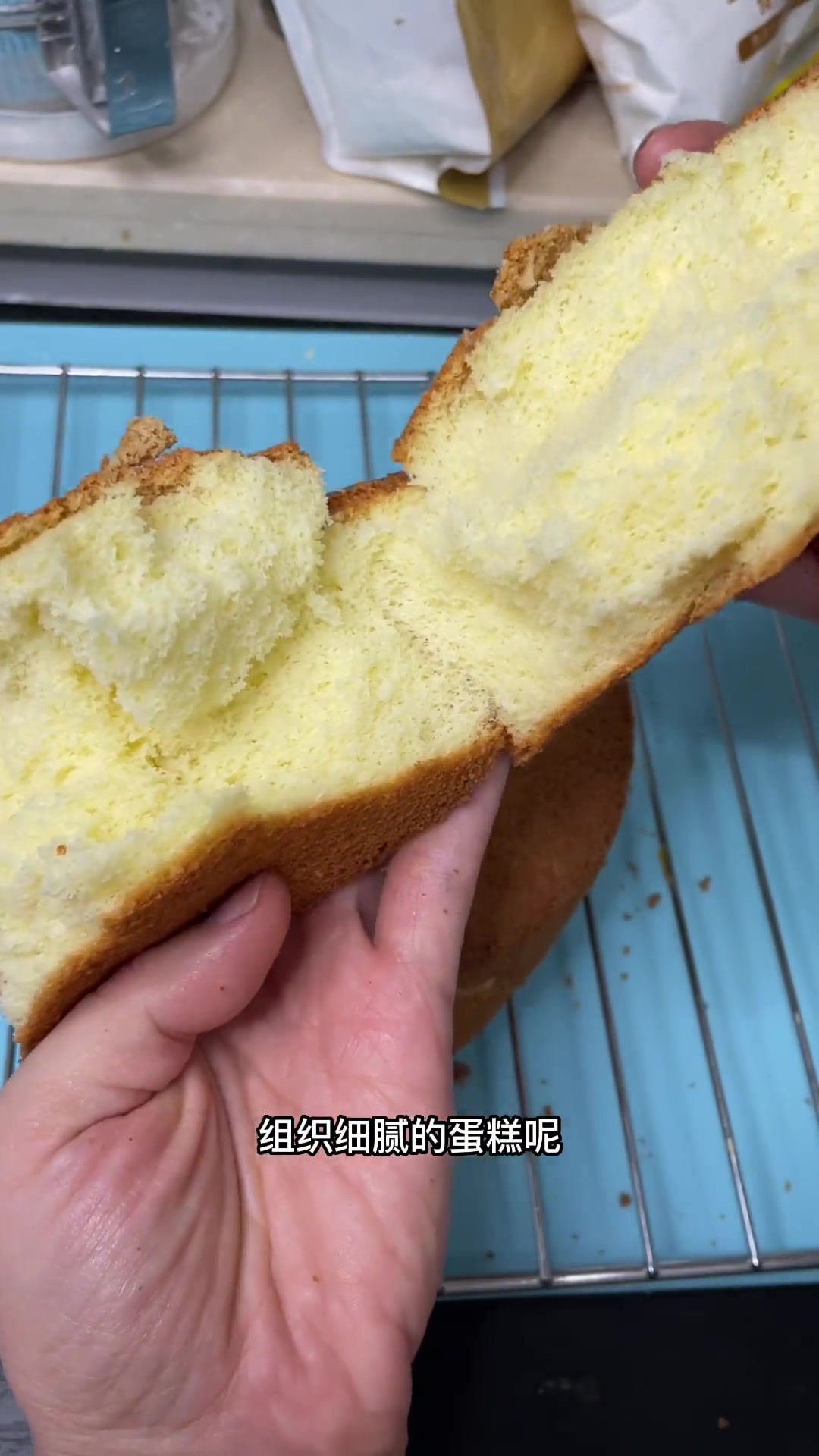专属烤箱6寸戚风蛋糕