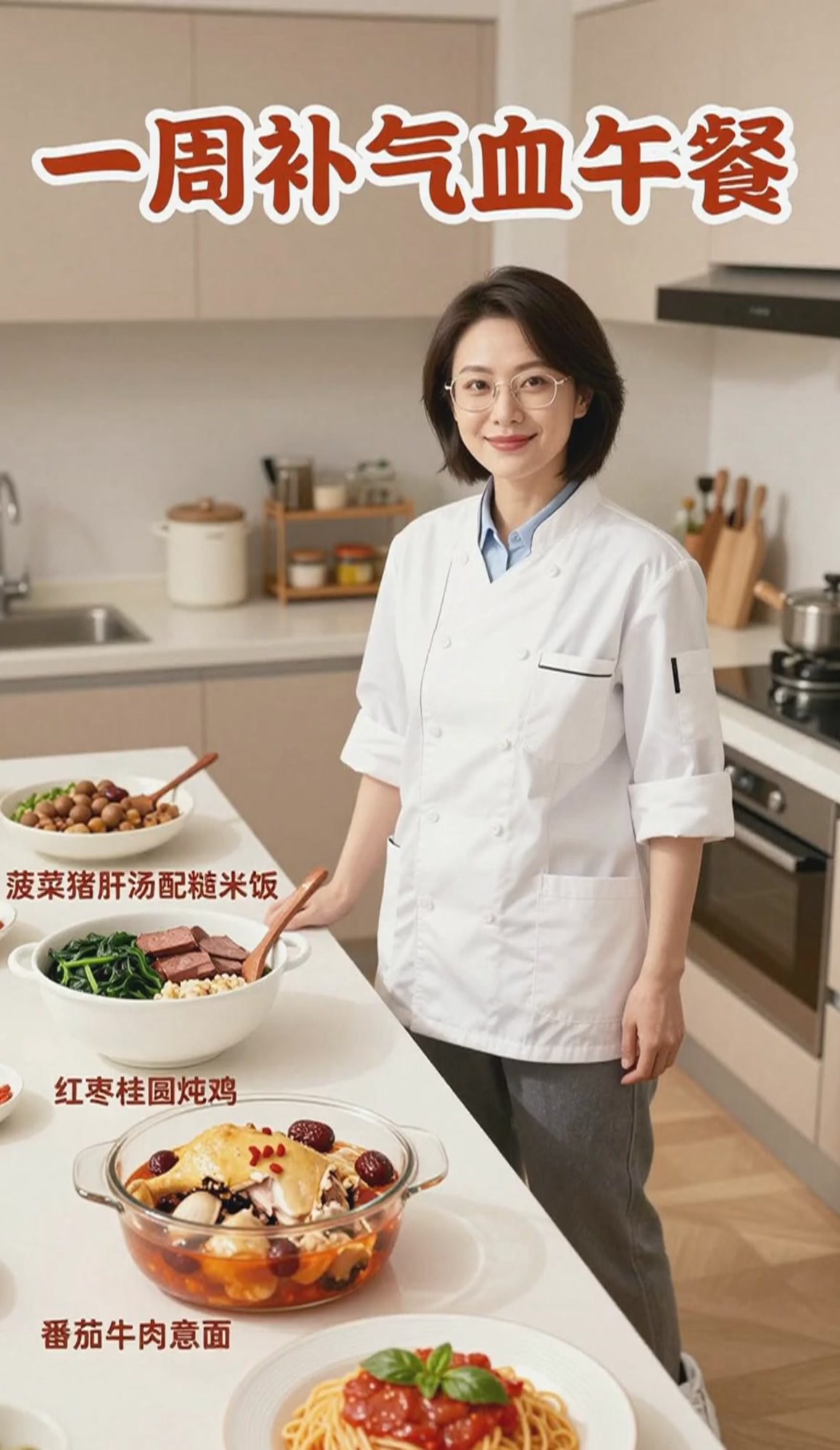 一周补气血午餐食谱，不重样，营养又补血