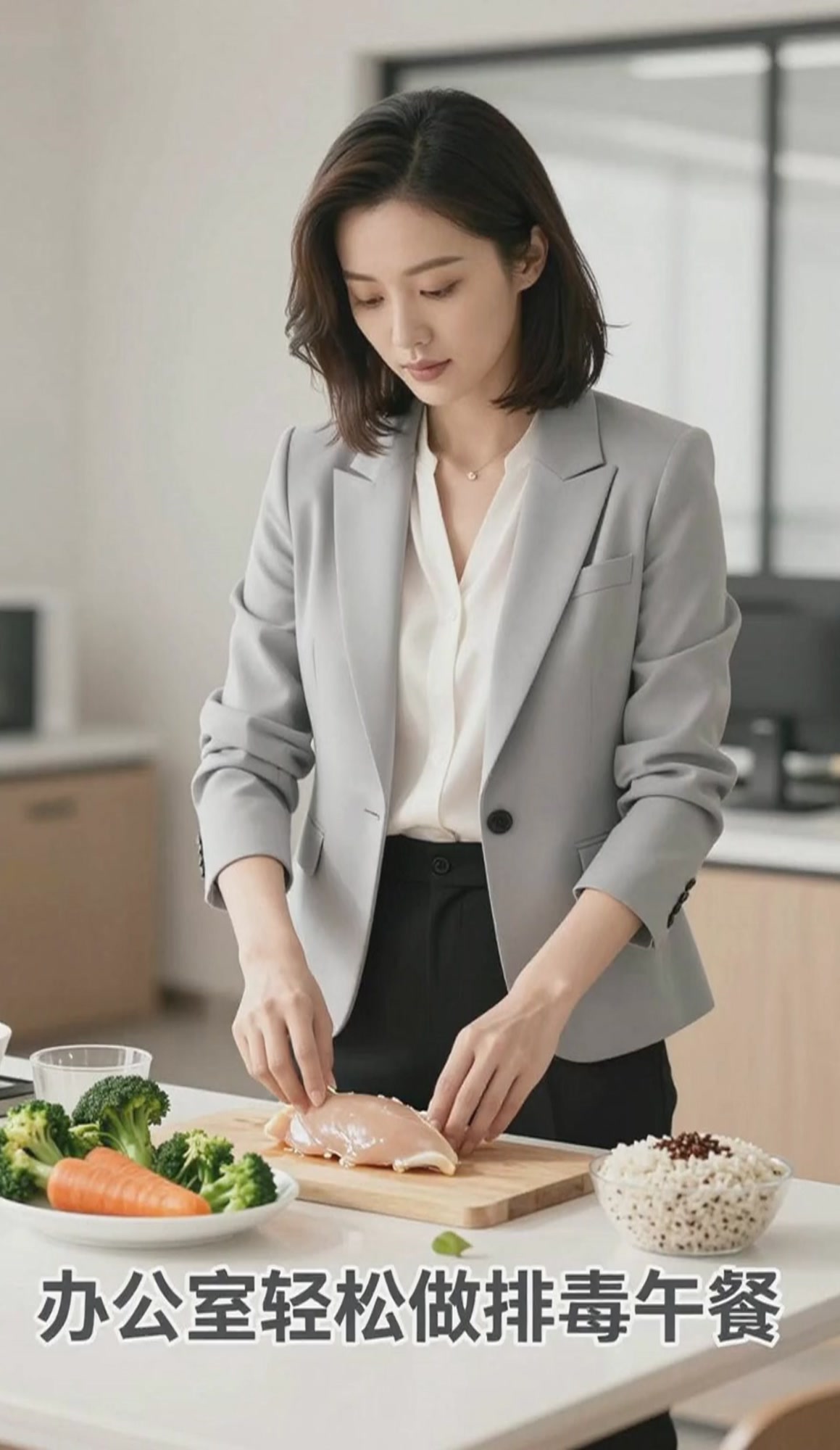 排毒期的午餐,上班族必备,办公室就能做的排毒餐
