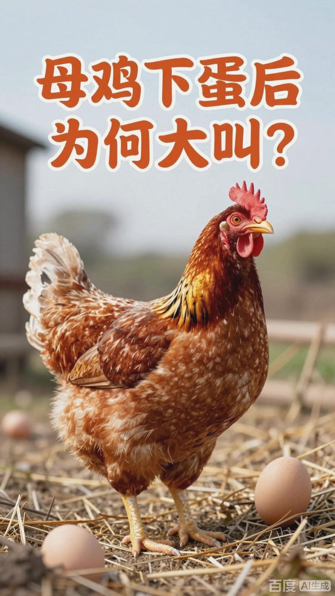 为什么母鸡下蛋后会咯咯叫?