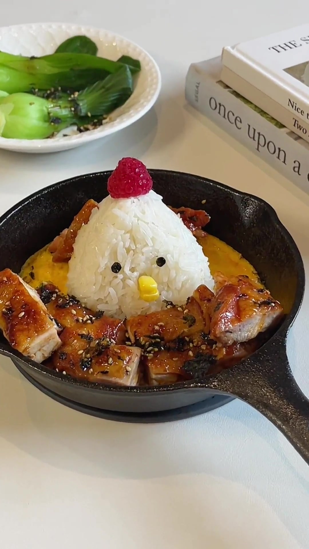 小萌鸡奥尔良鸡排饭