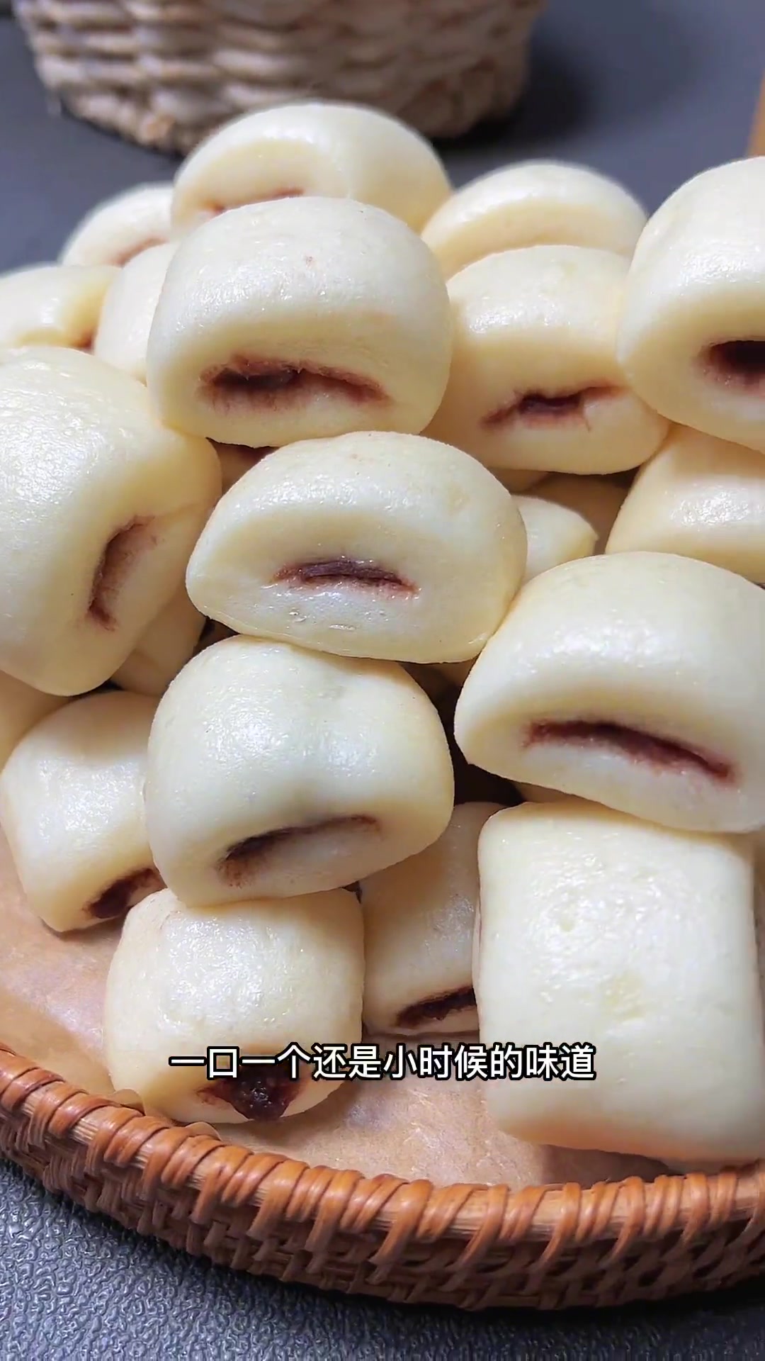 豆沙小馒头:小时候的味道,小巧可爱一口一个,做法超简单