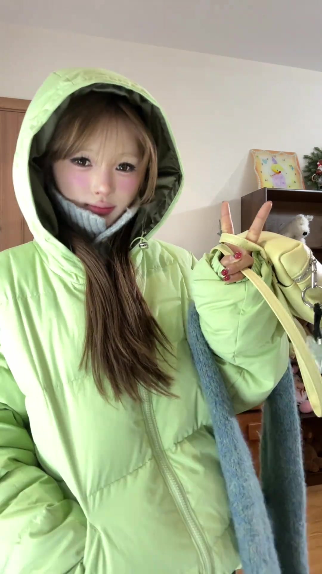 怕冷星人必备有设计感羽绒服穿搭分享