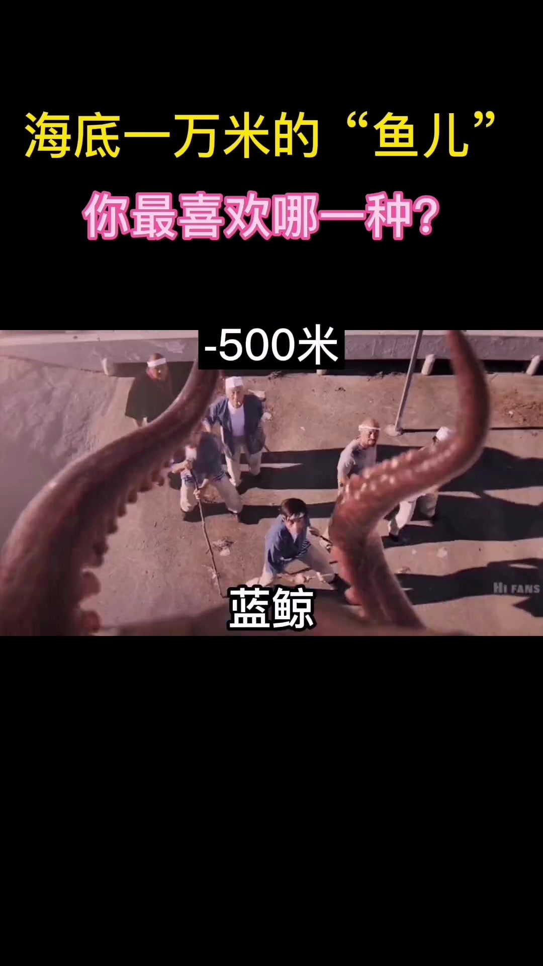 海底一万米的鱼儿你最喜欢哪一种?