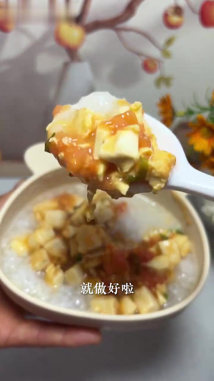 1岁宝宝辅食:简单家常菜,鸡蛋抱豆腐盖饭营养又好吃