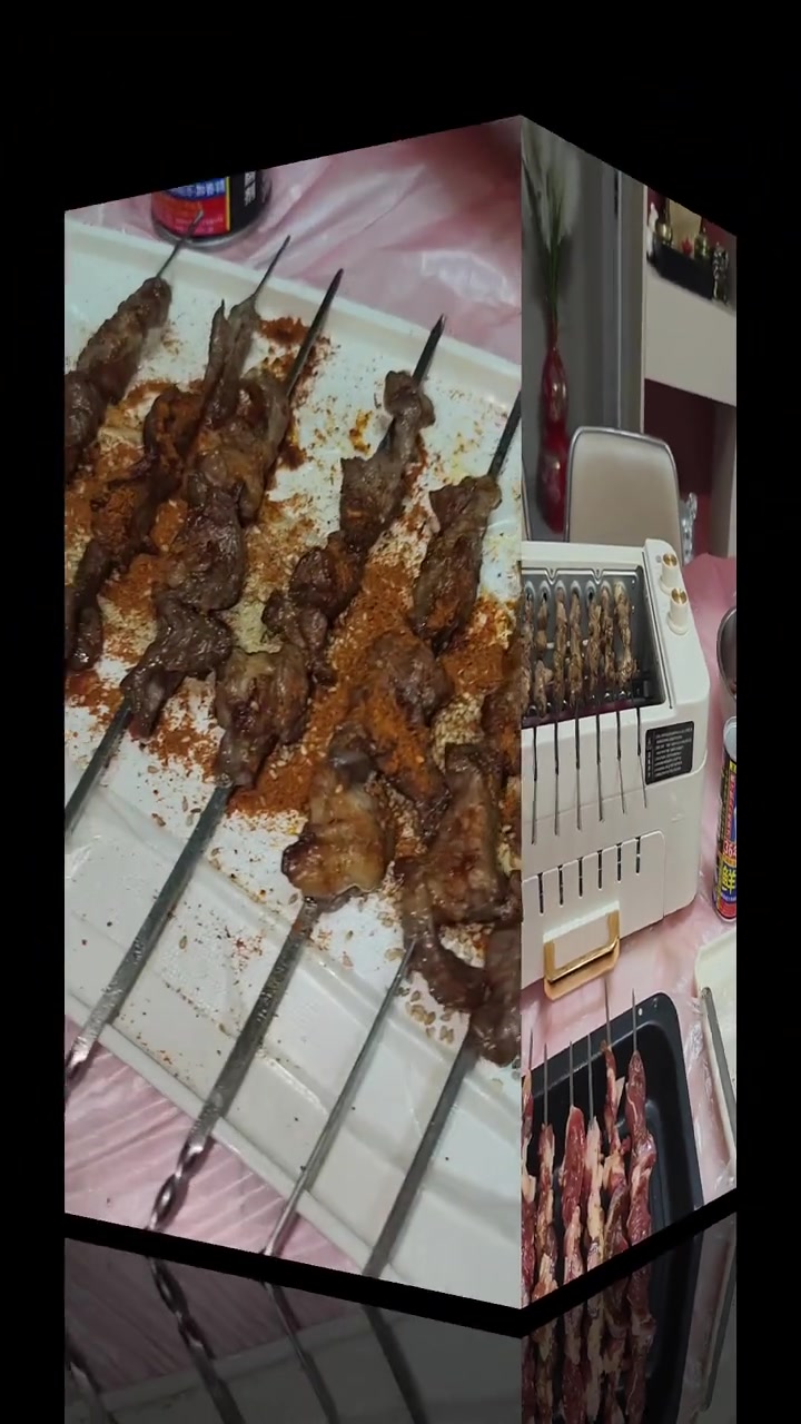 妈妈想吃东北羊肉串,我烤的比重庆这边好吃太多了