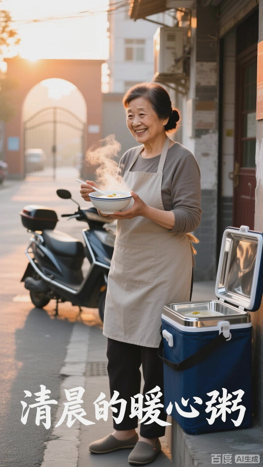 励志故事:爱心粥屋志愿者坚守公益,为困难学生送早餐