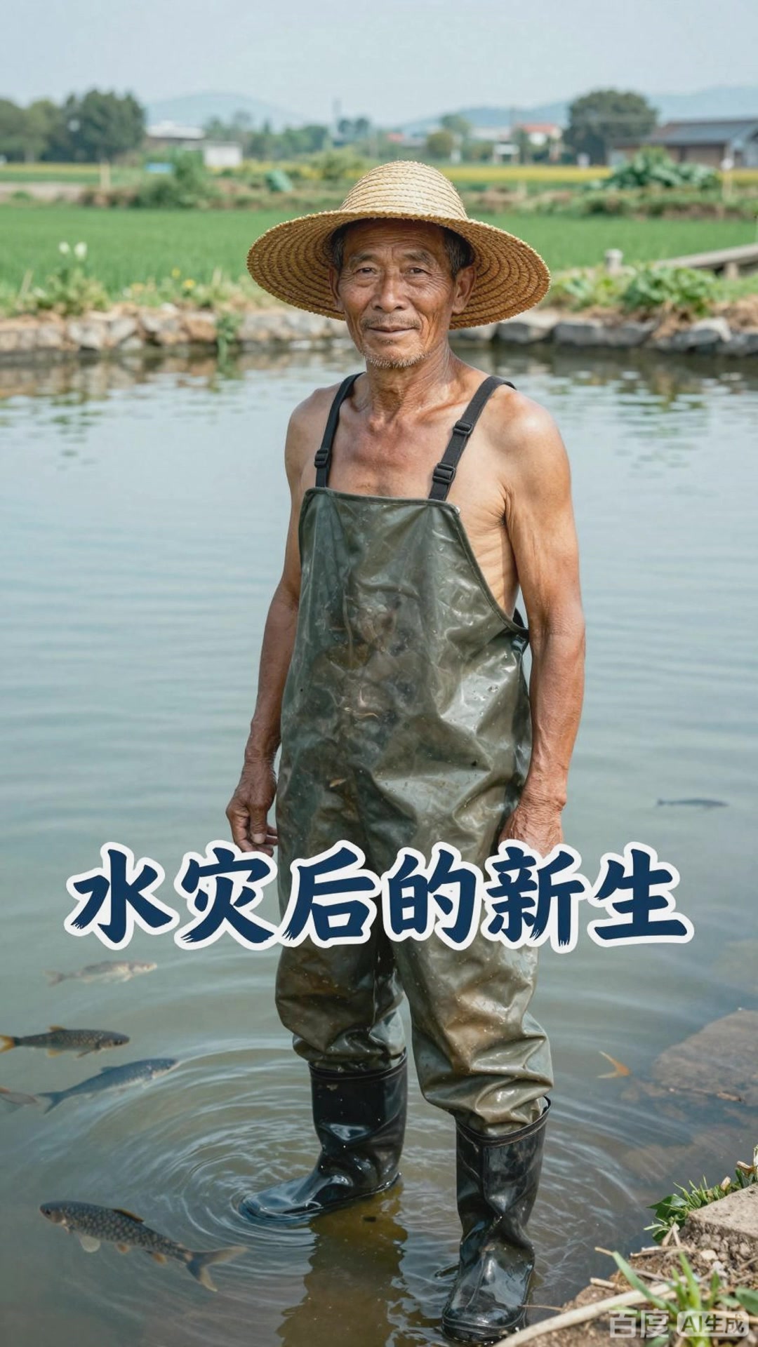 水灾农民养鱼虾,生态养殖,终成水产养殖大户