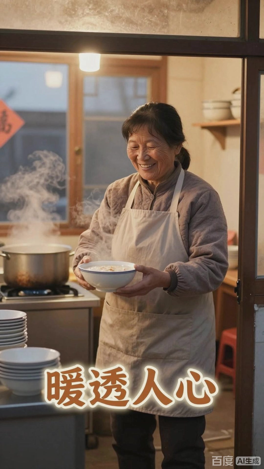 励志故事:爱心粥屋志愿者坚守创新,丰富粥品种类