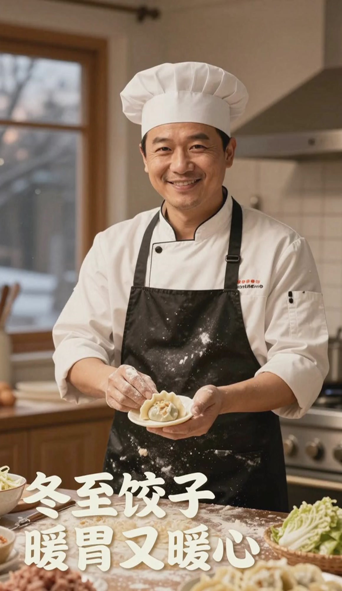 冬至吃饺子!做白菜猪肉饺子,暖胃又营养