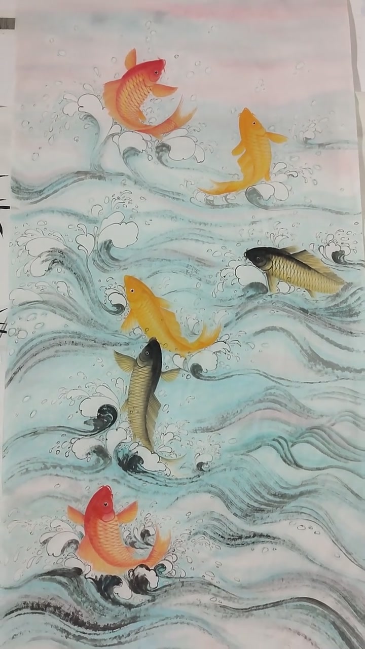 鱼跃龙门