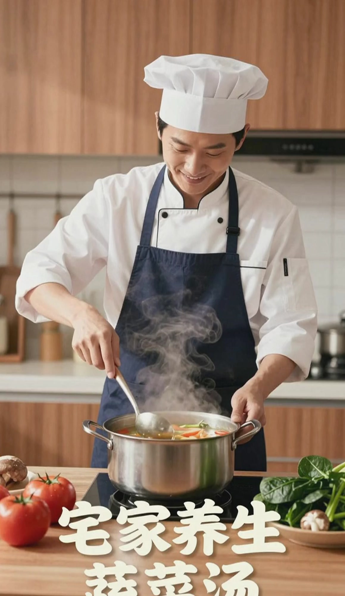 宅家做的养生蔬菜汤,清淡鲜美,喝了身体超滋润