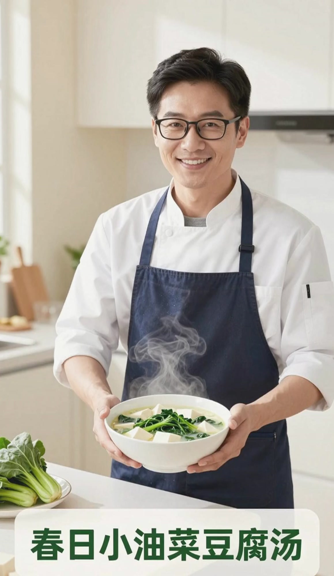 春季吃小油菜!做小油菜豆腐汤,营养丰富超健康